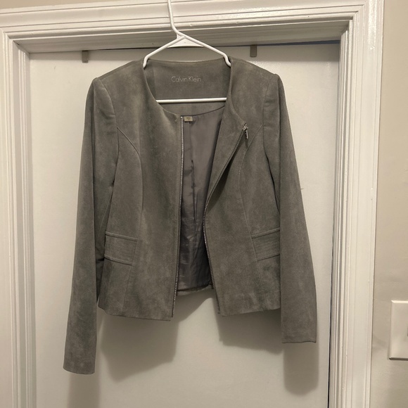 Calvin Klein Suede Jacket - Picture 1 of 6
